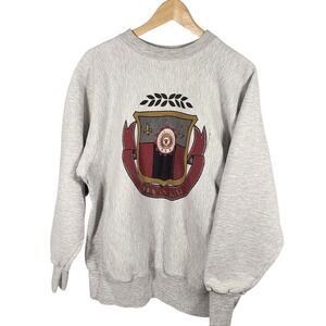 Vintage Rugged Sweats Texas A&M‎ University Crewneck Sweatshirt Large Gray